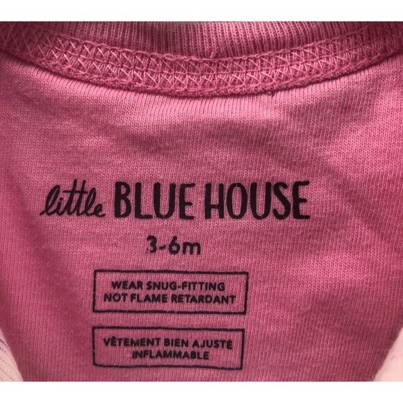 Little blue house size 3-6M Merry Christmas one piece back flap onesie - Picture 3 of 5